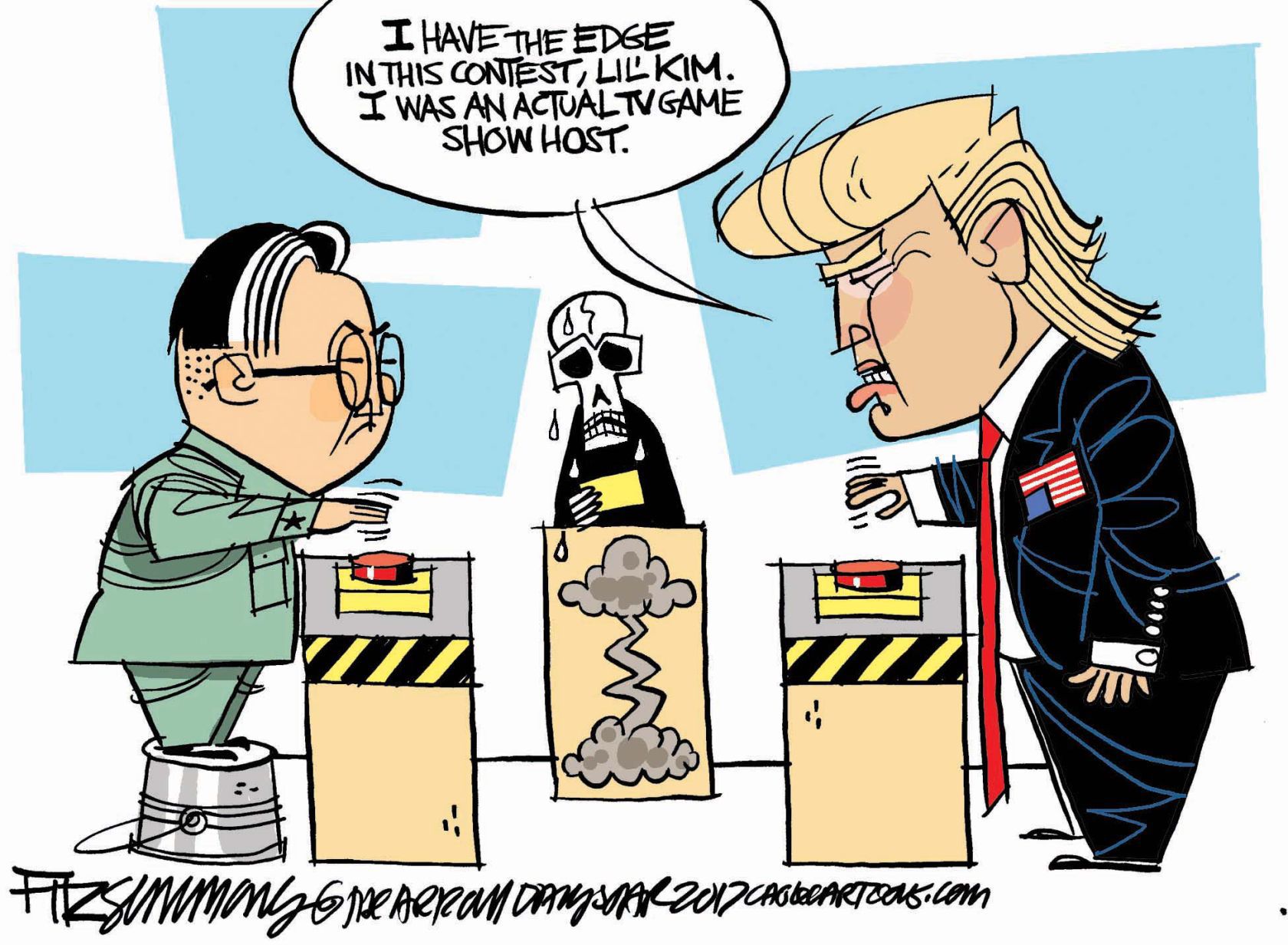 Daily Fitz Cartoon: Showdown
